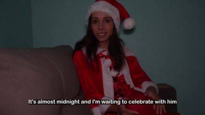 Pantera Nika - Stepmom And Stepson Share A Couch Again On Christmas Night - Pantera Nika - hclips.com