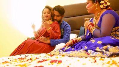 Grand Fucking In Weeding Nights With His Wifes Stepsister - desi-porntube.com