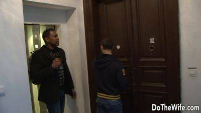 Gabriela Daniels enjoys BBC while cuckold husband watches in HD - sexu.com