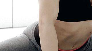 Kristof Cale - Mia Split - Mia Split - Romantic Sex After Yoga Class With Sexy Russian Teen And Kristof Cale - ah-me.com - Russia