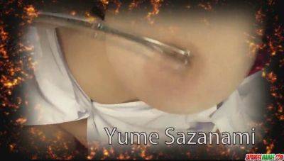 Naughty nurse with huge tits rubs her pussy and flaunts her massive rack - sexu.com - Japan