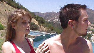 Faye Reagan - Barely legal Faye Reagan a slut gets her pussy stuffed outside the house - ah-me.com