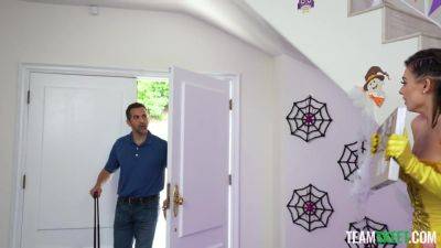 Donnie Rock - Angel Windell & Donnie Rock in The True Meaning of Halloween - MyBabySittersClub - hotmovs.com