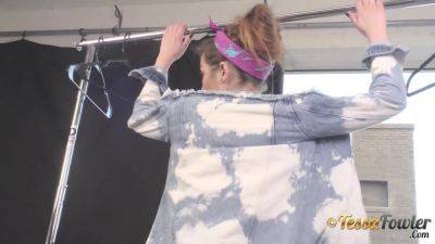 Tessa Fowler - Denim Fringe 1 - hotmovs.com - Britain