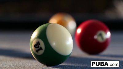 Mia Lelani In Gorgeous And Busty Asian Babe Loves To Masturbate On A Pool Table - hotmovs.com