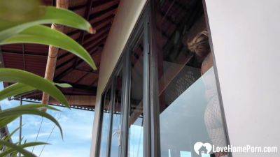 Standing doggy and a blowjob in the morning - hotmovs.com