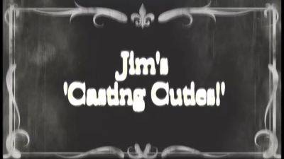 JimSlip fucks Anna M in Red Fishnets and High Heels - hotmovs.com - Britain