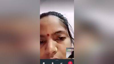 Today Exclusive-bhabhi Showing Lover On Vc - desi-porntube.com - India