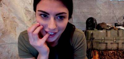 Role Play - Sexy Amateur Solider Plays With Her Pussy - inxxx.com