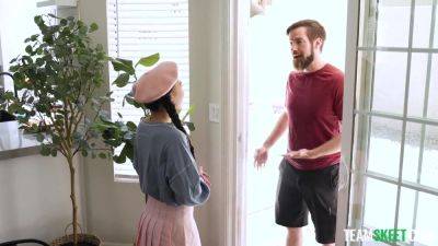 Kimmy Kimm - Kimmy Kimm & Chris Epic in Petite Neighbor Makes It Fit - ExxxtraSmall - hotmovs.com