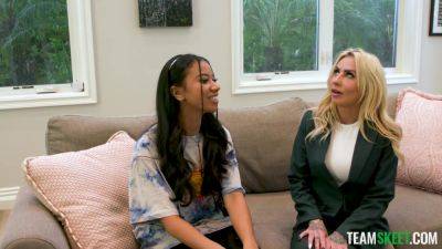 Ameena Green & Mayara Lopes & Chad Alva & Rion King in High Fidelity - Track 2: You're Just My Kind - Dyked - hotmovs.com - Chad