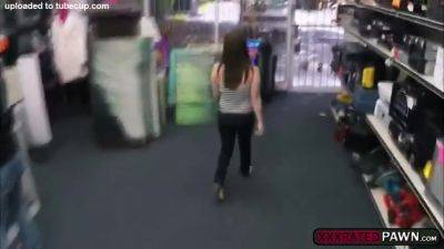 A Brunette Babe Gives Herself Seeking For Money And Pleasure - hotmovs.com