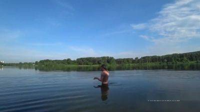 Squirt In A Public Place! Swimming In The Lake With Clothes On! - hotmovs.com - Russia