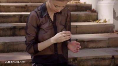 Milla Azul In Horny Masturbates Outdoor - hotmovs.com