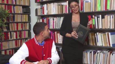 Horny Latina Babe Pounded Hard In The Library - Katana Kombat - hotmovs.com