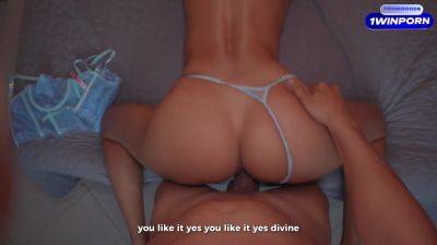 Follando Con Mi Hermanastra Cachonda Despues De Una Videollamada Con Su Novio With Ashley Sanz - desi-porntube.com - India