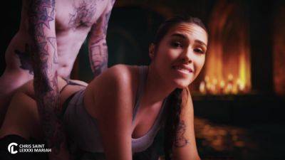 Cosplay Parody Latina Blowjob & Doggy Fuck With Tomb Raider And Lara Craft - hclips.com