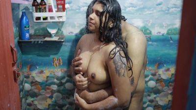 Stepsister And Stepbrother Bath Romance In Bathroom The Wet Sex In Bedroom, Vaishnavy And Sharun Raj Bath And Hot Sex Romance - desi-porntube.com - India
