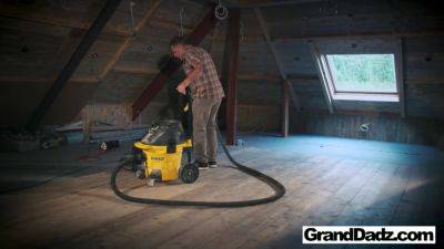 Old Guys make me so Fucking Horny! Nikky Thorne & Phillippe Soine for GrandDadz - hotmovs.com