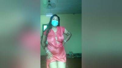 Indian Sexy Female In Red Gown - desi-porntube.com - India
