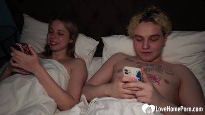 Adorable beauty rides me before going to bed - hotmovs.com