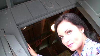 Sarah Randall - Hayride Hottie 3 - 4K - PinupFiles - hotmovs.com