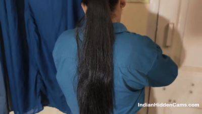 Indian Wife Strip Naked For Sex With Husband In Bedroom - hotmovs.com - India