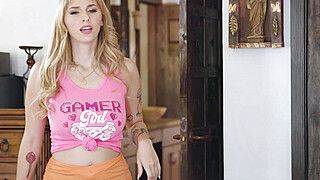 Skye Blue - Mia Kay - Angel Youngs - Gamer Girls Skye Blue, Angel Youngs and Mia Kay Indulge In Lesbian Cheating Sex - A GIRL KNOWS - ah-me.com - Usa