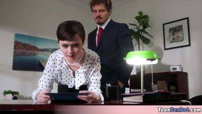 Robby Echo - Small Petite Secretary Gets Fucked Hard - porntry.com