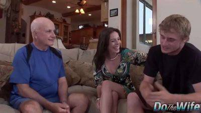 Filthy Rich - Kara Peters Fucks Two Dicks While Husband Looks On - veryfreeporn.com