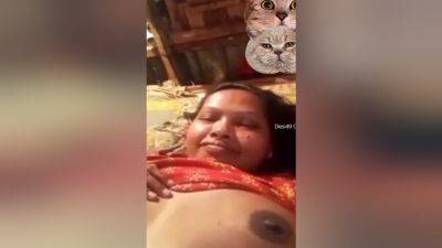 Today Exclusive-paid Desi Bhabhi Shows Her Boobs On Vc - desi-porntube.com - India