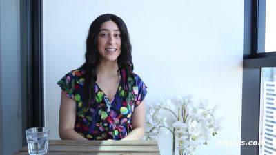 Dark Haired Beauty Gets Off With A Large Dildo - hclips.com - Germany