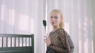 Russian Nancy And In A Thong Fingering And Caressing Member Of The Ass - hotmovs.com - Russia