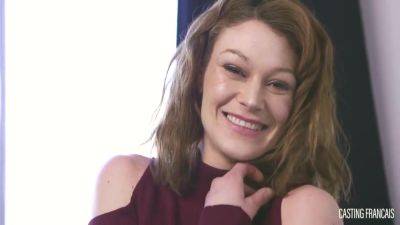 Alice Sexy Canadian Chick Gets A Big Cock On Her First Casting With Mam Steel - hotmovs.com