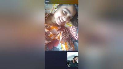 Today Exclusive -cute Desi Chick Showing Her Boobs And Pussy On Vc 4 - desi-porntube.com - India