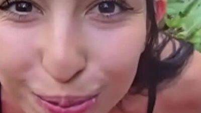 Latina Slut Karol Smith Gets Cum Outside - xxxfiles.com