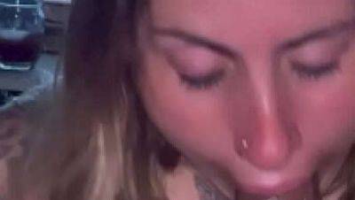 New - Blonde Slut Deepvane Sucks Brunilove's Cock - veryfreeporn.com