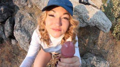 Petite Blonde - Can I Take You On My Secret Hike? - hclips.com - Czech Republic