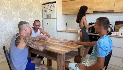 Katty West - Oliver Strelly - Wife Bet on Cards,Gets Fucked by Big Cocks on Kitchen Table - xxxfiles.com