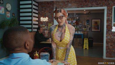Chantal Danielle - Cock N' Roll Diner Disaster With Isiah Maxwell, Chantal Danielle, Kitty Quinn - Brazzers - hotmovs.com