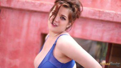 Tessa Fowler - Glorious Yellow Pop Top - hotmovs.com - Britain