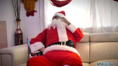 Jessica Jaymes In Santa Is Fucking From The Back And Getting A Nice Blowjob From Her - hotmovs.com