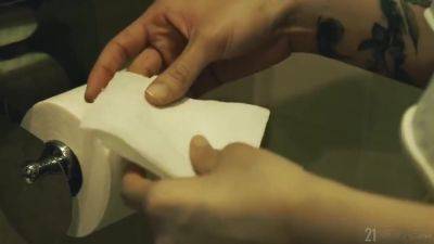 Japanese Brunette, Miyabi Is Giving A Blowjob To Renato, While They Are Alone At Home - hotmovs.com - Japan