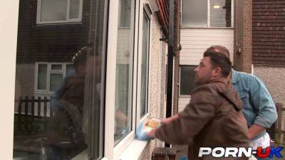 Lucia Love - Lucia Love craves for more - two guys to bang her hard like a dirty slut! - sexu.com - Britain