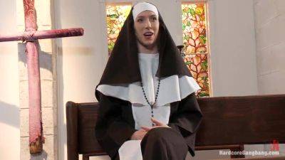 Petite Blonde Lives Out Fantasy: Nun Gangbanged By 5 Priests In Chapel - Kink - hotmovs.com