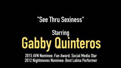 Finger Fucking MexiMilf Gabby Quinteros Stuffs her MexiTaco - hotmovs.com