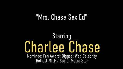 Charlee Chase - Busty Sexual Ed Professor Charlee Chase Milks her Student - hotmovs.com