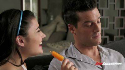 Adria Rae - Adria Rae, the naughty college slut, gets her tiny tits smashed & her tight pussy drilled hard - sexu.com