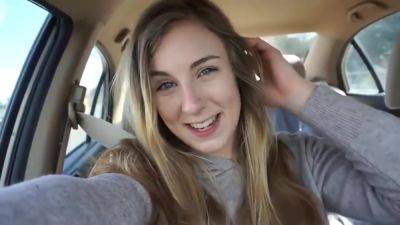 The Chick In The Pose Of Cancer In The Car Put The Pussy For Vaginal - hotmovs.com