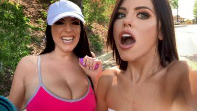 Adriana Chechik - Angela White - Xander Corvus - Vibrating Panties Squirting Hotties - RealityKings with Adriana Chechik, Xander Corvus, Angela White - hotmovs.com - Australia